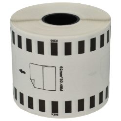 VHBW Brother DK-22205 Label - 62 mm x 30.48 m