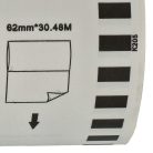 VHBW Brother DK-22205 Label - 62 mm x 30.48 m