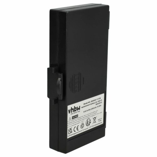 VHBW Rádió Akkumulátor 68303000, 68303010, 6830300, 68303020, HE010 - 2000 mAh 9,6 V NiMH