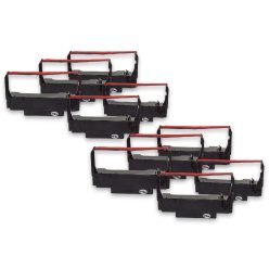 VHBW Ribbon Epson ERC-38 B/R, ERC-34, ERC-30 - 10 pcs