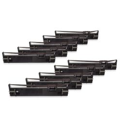 VHBW Printer Ribbon instead of Epson S015610 - Black