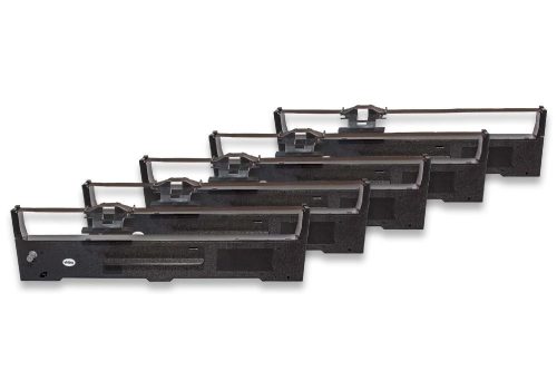 VHBW Druckband Epson C13S015337 Ersatz - Schwarz