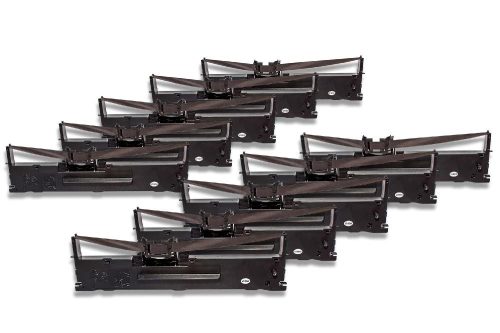 VHBW Printer Ribbon Epson C13S015307 Replacement - Black