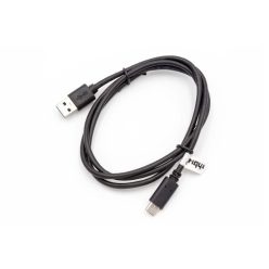   VHBW USB C kábel Töltőkábel csatlakozó kábel USB A-hoz, 1 m fekete