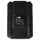 VHBW Lux Tools 1787233 Lawn Mower Battery, 4000mAh 36V Li-Ion, Black