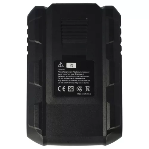 VHBW Lux Tools 1787233 Lawn Mower Battery, 4000mAh 36V Li-Ion, Black