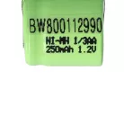 VHBW Model Maker Battery 1/3AA - 250 mAh 1.2 V NiMH