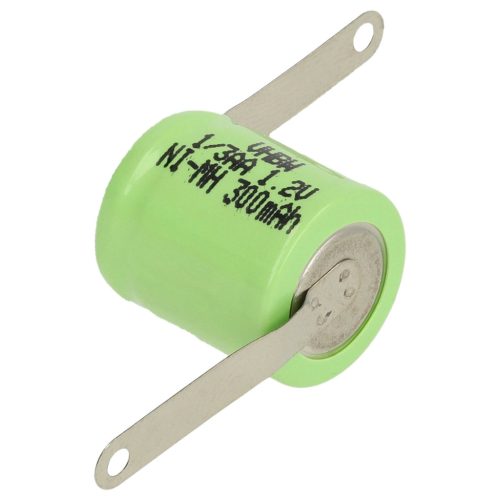 VHBW Knopfzelle Akku 1/3AA - 300 mAh 1,2 V NiMH