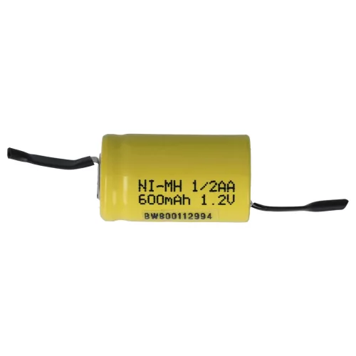 VHBW Model Maker Battery 1/2AA - 600 mAh 1.2 V NiMH