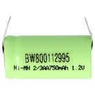 VHBW Model Maker Battery 2/3AA - 750 mAh 1.2 V NiMH