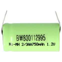 VHBW Model Maker Battery 2/3AA - 750 mAh 1.2 V NiMH