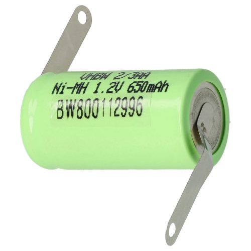 VHBW Modellkészítő Akkumulátor 2/3AA - 650 mAh 1,2 V NiMH