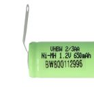 VHBW Modellkészítő Akkumulátor 2/3AA - 650 mAh 1,2 V NiMH