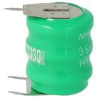 VHBW Button Cell Battery 3/V80H 3 Pins - 80 mAh 3.6 V NiMH