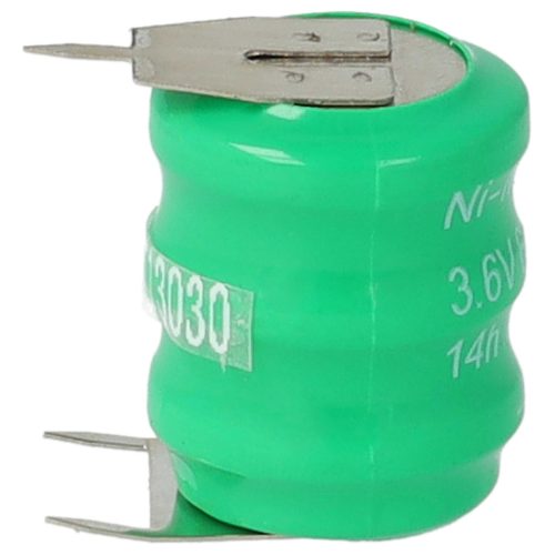VHBW Button Cell Battery 3/V80H 3 Pins - 80 mAh 3.6 V NiMH