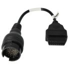 VHBW OBD2 Adapter 38Pin OBD1 to OBD2 - 13,3 cm