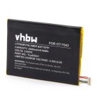 VHBW Mobile Phone Battery for Vodafone TLp025A1 - 2500 mAh 3.8 V Li-Polymer