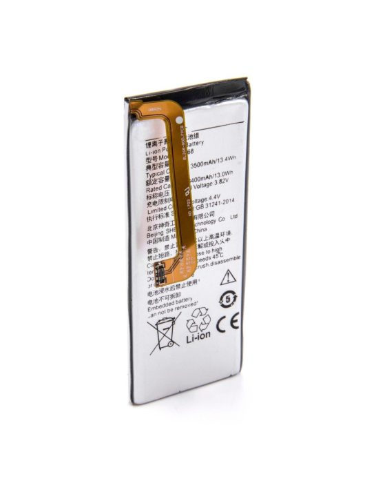 Mobiltelefon akkumulátor Lenovo BL268-hoz - 3400 mAh 3,85 V Li-polimer - Okostelefon akkumulátor