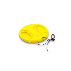 VHBW 46 mm Lens Cap - Inner Handle, Plastic, Yellow