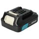 Elektromos kéziszerszámgép akkumulátor Makita 197396-9, 197402-0, 197390-1, 197394-3 - 1500 mAh, 12 V, Li-Ion