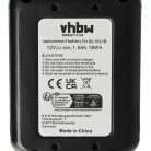 VHBW Elektromos kéziszerszámgép akkumulátor Makita 197396-9, 197402-0, 197390-1, 197394-3 - 1500 mAh, 12 V, Li-Ion