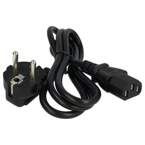 VHBW C13 Power Cable Euro Plug - 1.2 m