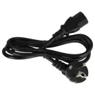 VHBW C13 Power Cable Euro Plug - 1.2 m