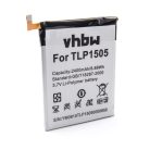 VHBW Mobile Phone Battery for TLP1505 - 2400 mAh 3.8 V Li-Polymer - Smartphone Battery