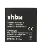VHBW Mobiltelefon Akku Motorola SNN5976A, GK40, SNN5979A, SNN5977A - 2700 mAh 3,8 V Li-Ion