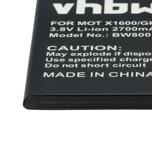 VHBW Mobiltelefon Akku Motorola SNN5976A, GK40, SNN5979A, SNN5977A - 2700 mAh 3,8 V Li-Ion