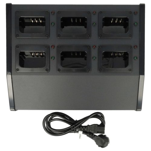 VHBW Charger + Power Adapter for TK-2200 Radio Batteries - 12 V, 5 A