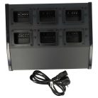 VHBW Charger + Power Adapter for TK-3360E Radio Batteries