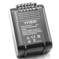   VHBW Elektromos kéziszerszámgép akkumulátor Rockwell RW9351.1-et – 3000 mAh, 20 V, Li-Ion