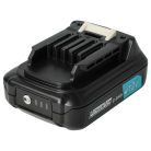 VHBW Electric Power Tool Battery Makita 197396-9, 197390-1, 197402, 197394-3 - 2000 mAh, 12 V, Li-Ion