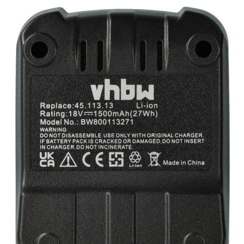 VHBW Electric Hand Tool Battery Einhell RT-CD 14.4-1 Li and 4511314 Drill - 14.4V, Li-Ion, 1500mAh