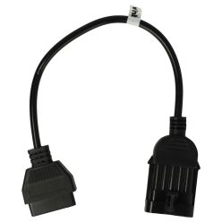 VHBW OBD2 Adapter 10Pin OBD1 zu OBD2 für Opel - 17,5 cm