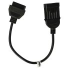 VHBW OBD2 Adapter 10Pin OBD1 zu OBD2 für Opel - 17,5 cm