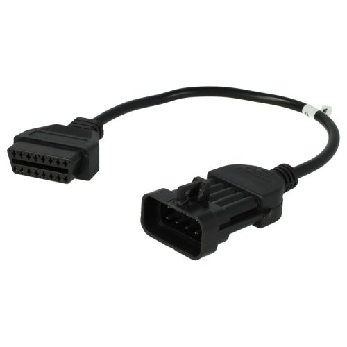 VHBW OBD2 Adapter 10Pin OBD1 zu OBD2 für Opel - 17,5 cm