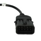VHBW OBD2 Adapter 10Pin OBD1 zu OBD2 für Opel - 17,5 cm