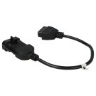 VHBW OBD2 Adapter 10Pin OBD1 zu OBD2 für Opel - 17,5 cm