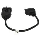 VHBW OBD2 Adapter 10Pin OBD1 zu OBD2 für Opel - 17,5 cm