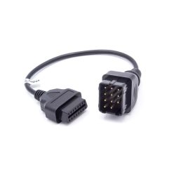   VHBW OBD2 Adapter 11Pin OBD1 zu OBD2 für Renault 11-Pin - 17 cm