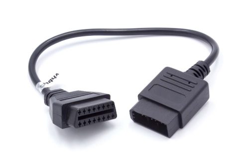 VHBW OBD2 Adapter 14Pin OBD1 to OBD2 - 13,1 cm