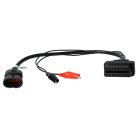 VHBW OBD2 Adapter 3Pin OBD1 to OBD2 - 12,4 cm