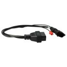 VHBW OBD2 Adapter 3Pin OBD1 to OBD2 - 12,4 cm