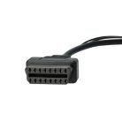 VHBW OBD2 Adapter 3Pin OBD1 to OBD2 - 12,4 cm