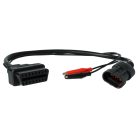 VHBW OBD2 Adapter 3Pin OBD1 to OBD2 - 12,4 cm