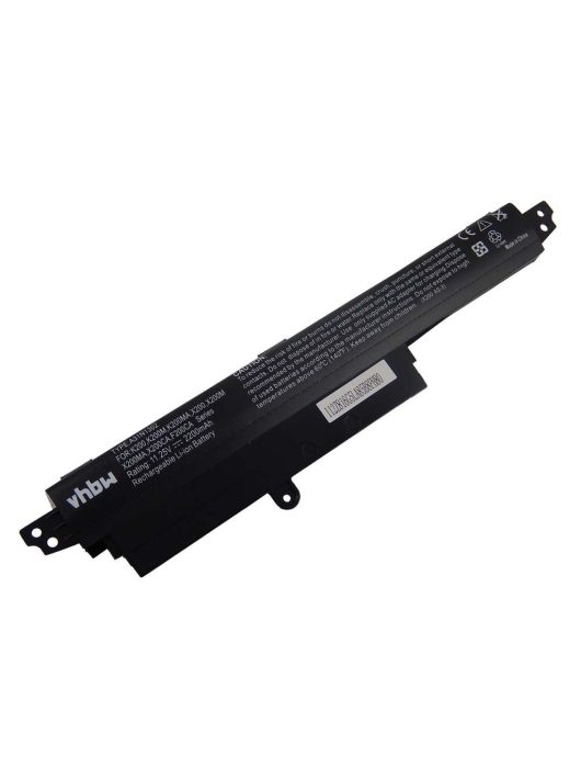 Notebook akkumulátor  Asus 1566-6868, 0B110-00240100E, A31LM9H - 2200 mAh 11,25 V Li-Ion, fekete