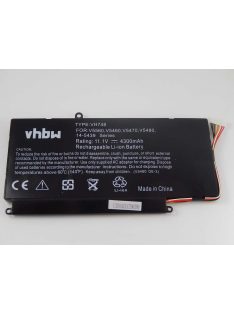   Notebook akkumulátor  Dell VH748, DXR10-hez – 4300 mAh 11,1 V Li-Ion, fekete