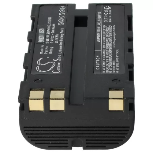 VHBW Laser Akku Geomax ZBA200, ZBA400 - 3400 mAh 7,4 V Li-Ion